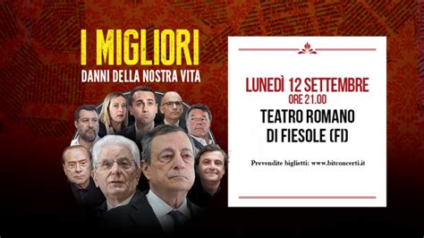 Marco Travaglio Al Teatro Romano Di Fiesole Nove Da Firenze