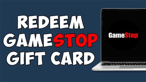 How To Redeem Gamestop Gift Card Youtube