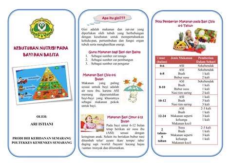 210090488 Leaflet Gizi Bayi Balita