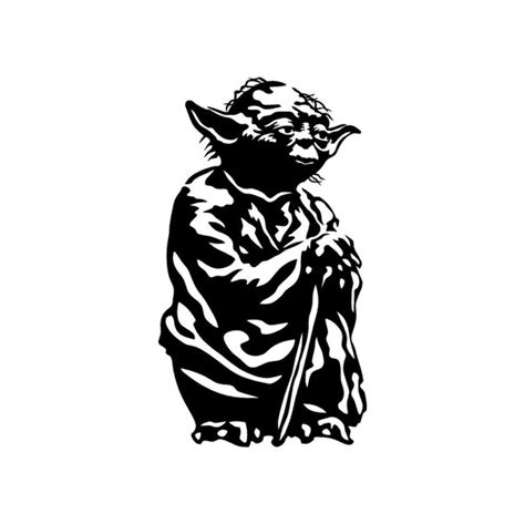 Yoda Vinyl Decal Sticker Window Wall Bumper Laptop Macbook - Etsy