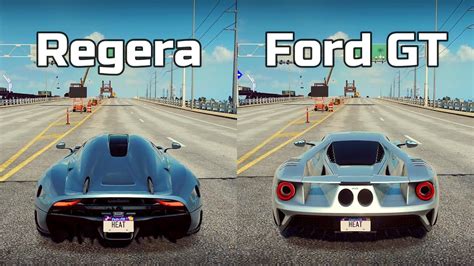 Nfs Heat Koenigsegg Regera Vs Ford Gt Drag Race Youtube