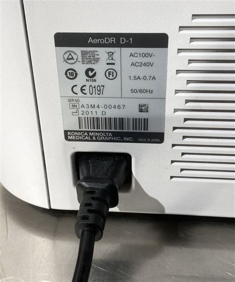 Used Konica Minolta Aerodr Battery Charger For X Ray Imaging Power