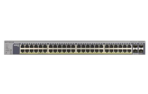 NETGEAR ProSAFE 48 Port Gigabit Smart Switch With PoE And 4 SFP Ports