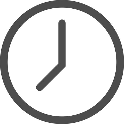 Clock Icon Time Sign 17259098 Png