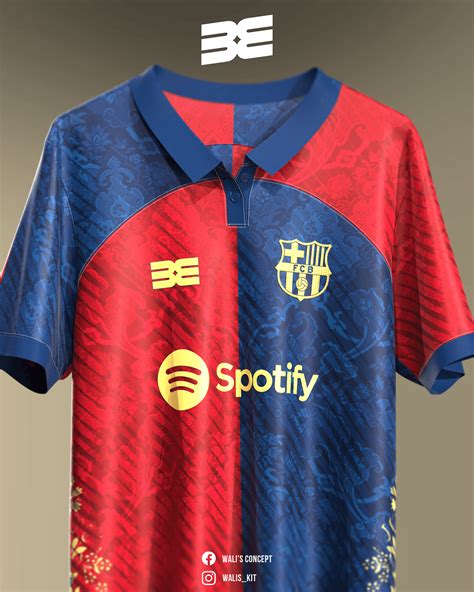 Fc Barcelona Home Kit Concept 2324 Behance