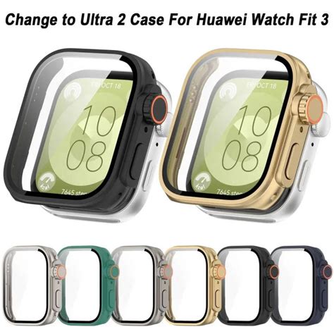 เคส สําหรับ Huawei Watch Fit 3 ลักษณะอัพเกรดเป็น Ultra เคสกันรอยหน้าจอ