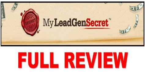 My Lead Gen Secret Review Lead Generation Scam Or Legit