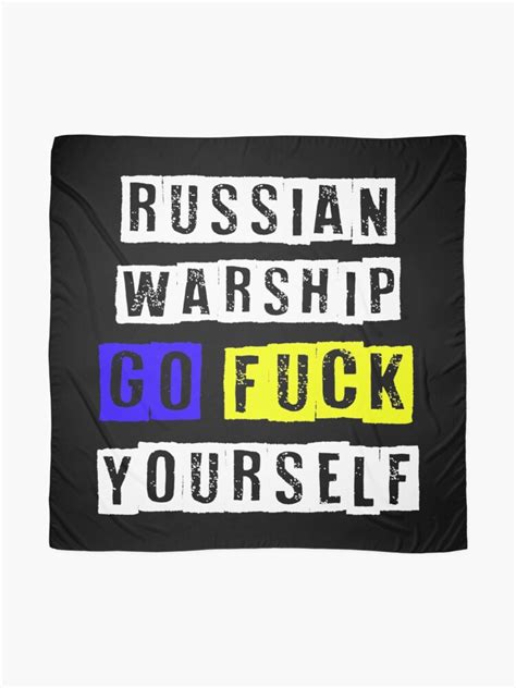 Russian WarShip Go Fuck Yourself Free Ukraine Ukrainian American Support The Ukraine I