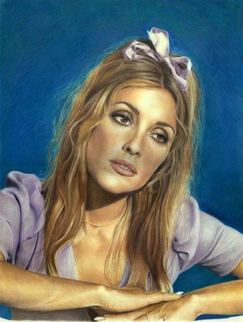 Stunning Colored Pencil Portrait Of Sharon Tate