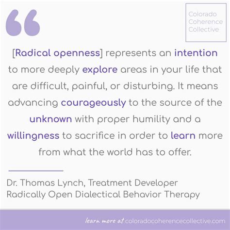 Radically Open Dialectical Behavior Therapy