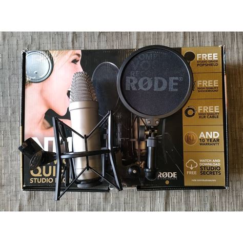 RODE NT1-A 電容式麥克風 (RODE NT1A) | 蝦皮購物
