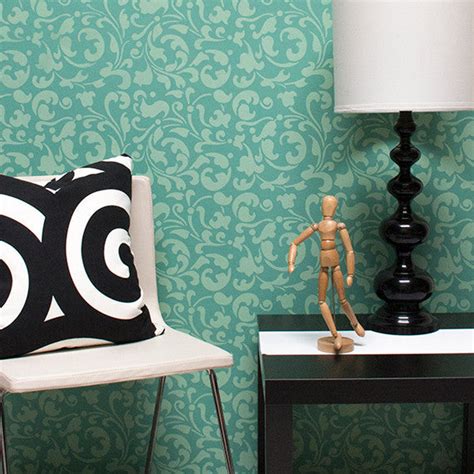 Moroccan Sultan Swirl Wall Stencil Royal Design Studio Stencils