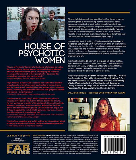 House Of Psychotic Women Hardback Kier La Janisse Author