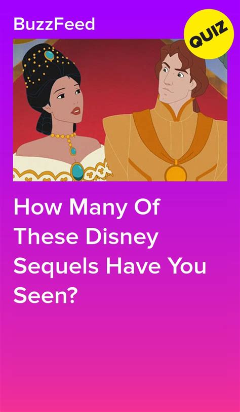 How Many Of These Disney Sequels Have You Seen?