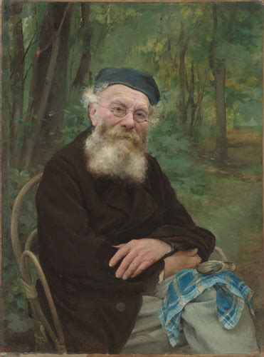 Portrait du grand père de l artiste Jules Bastien Lepage Musée d Orsay