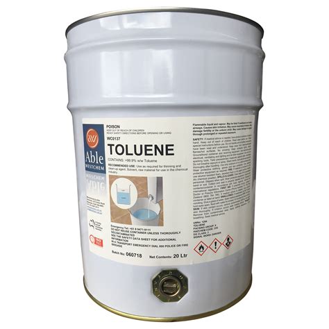 Toluene | Workshop Chemicals | Westchem