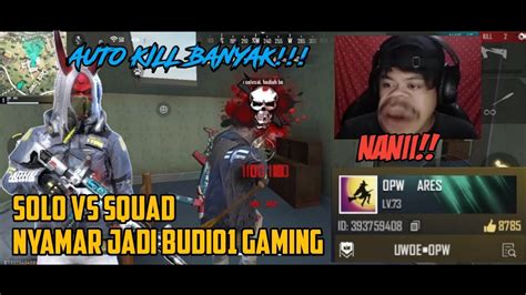 SOLO VS SQUAD NYAMAR JADI BUDI01 GAMING YouTube