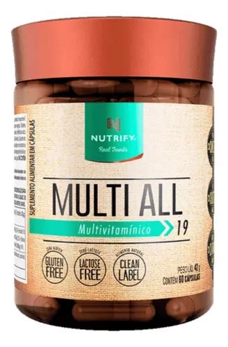 Suplemento En C Psulas Nutrify Suplemento Multivitam Nico Multi All