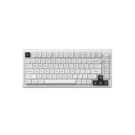 Black On White Mda Keycap Set Akko Official Global Site