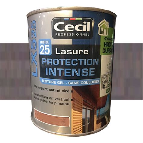 Lasure LX525 Protection Intense CECIL Bois Vieilli