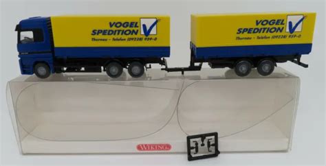 Wiking Ho Camion Mercedes Actros Rimorchio Vogel Spedition