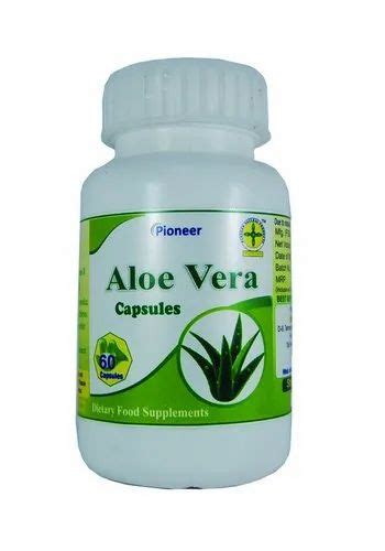 Pioneer Aloe Vera Capsule Grade Standard Food Grade Packaging Size