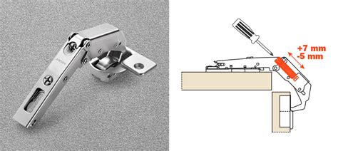 SELF CLOSING Series 200 65 Opening Adjustable Hinge For Corner