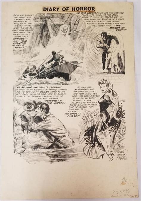 Sold Price Everett Raymond Kinstler Original Comic Page September 3