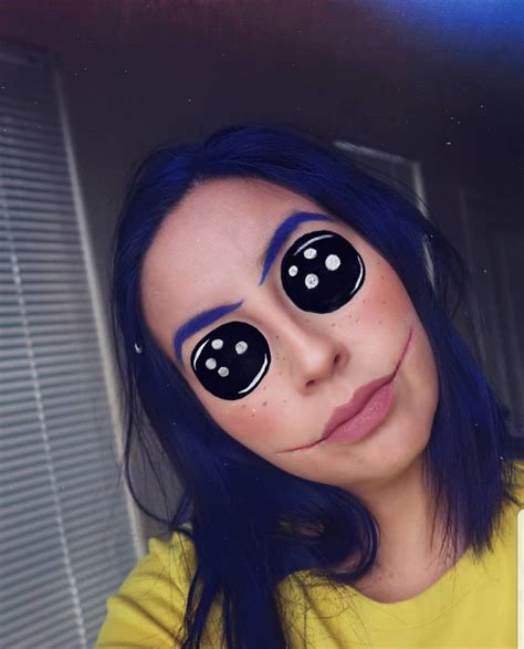 Coraline Makeup Coraline Makeup Halloween Face Halloween Face Makeup