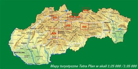 Tatry W Ca O Ci Mapa Turystyczna Tatra Plan