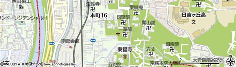 京都府京都市東山区本町の地図 住所一覧検索｜地図マピオン