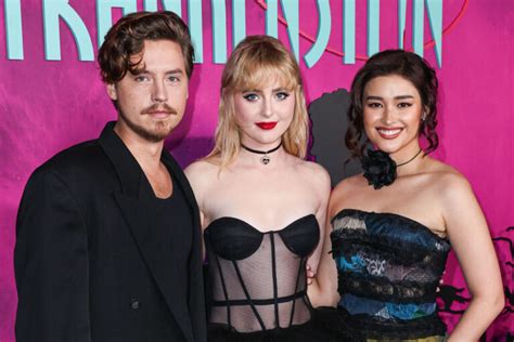 Cole Sprouse Kathryn Newton And Liza Soberano At The Lisa Frankenstein