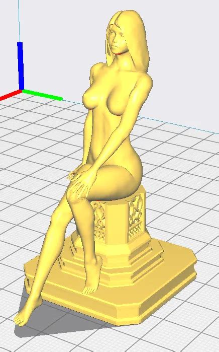 Naked Sexy Women Figure by Onur Yıldırım Download free STL model