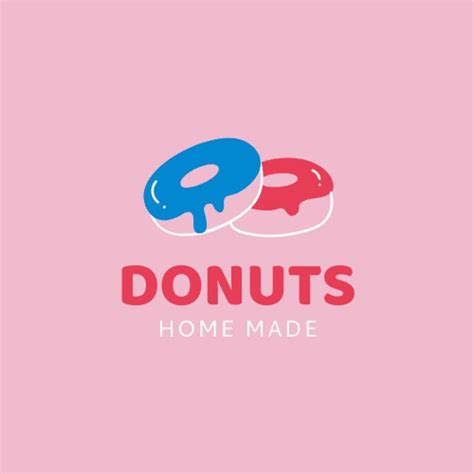 Bakery Ad With Yummy Sweet Donuts Online Logo Template VistaCreate