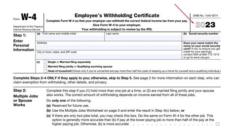 IRS W-4 Form 2023 - Everything You Must Know About W4 Form