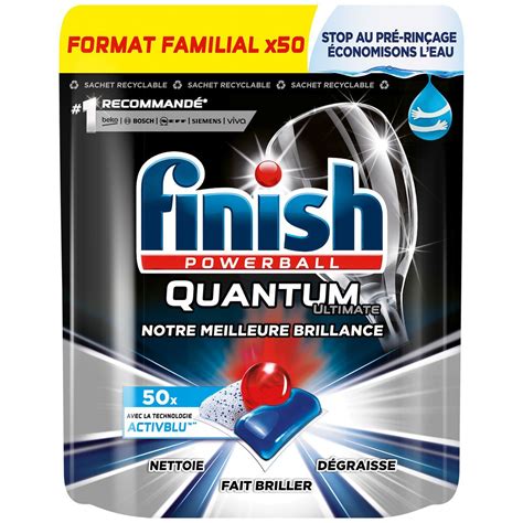 Finish Quantum Tablettes Lave Vaisselle Lavages Tablettes Pas