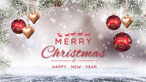 Merry Christmas And Happy New Year Facebook Cover