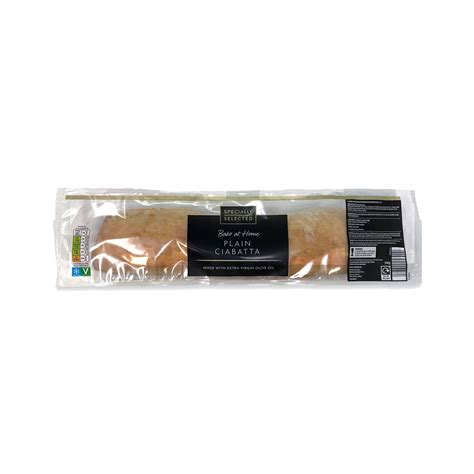 Bake At Home Plain Ciabatta 300g Specially Selected Aldiie