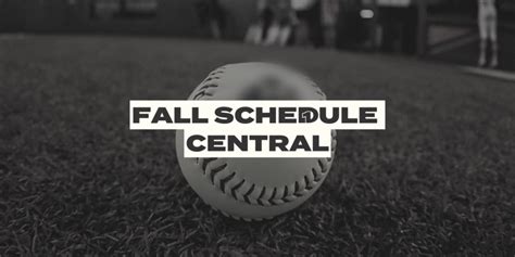 2023 Fall Schedule Central • D1Softball