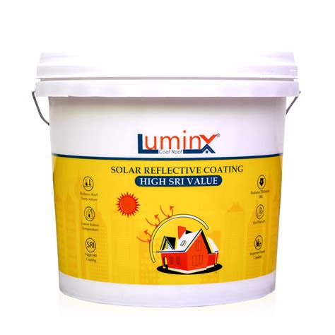 Buy Luminx Solar Reflective Roof Coating Summer Cool Roof Heat