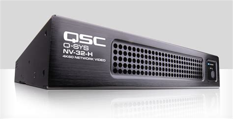 Qsc Introduces Native Video Distribution Within The Q Sys Ecosystem News Resource Libraries