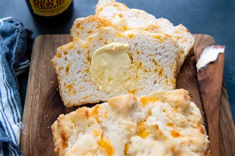 Cheddar Gluten-Free Beer Bread (Quick Recipe) - Easy & Moist!