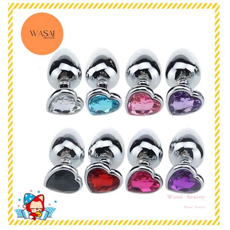 Plug Anal de Aço Joia de Coração P Escorrega o Preço