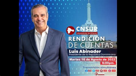 EN VIVO LUIS ABINADER HABLA AL PAÍS DESDE EL GRAN TEATRO DEL CIBAO