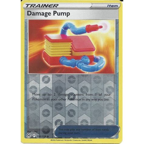 Damage Pump Pokemon Trading Card Game