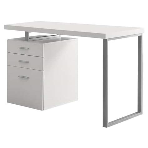 White Computer Desk HD7027 - The Home Depot