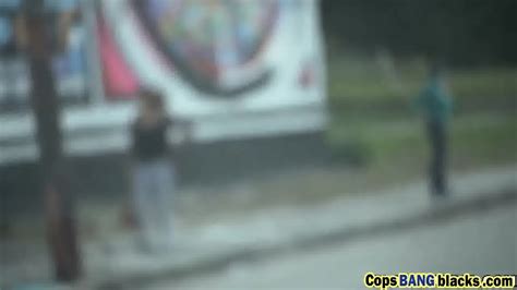 Outdoor Interracial Threesome With Big Black Cocked Stud And Two Hot Female Cops