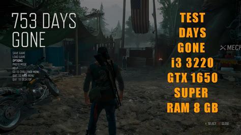 DAYS GONE TEST I3 3220 GTX 1650 SUPER RAM 8 GB DAYS GONE 2022 Test