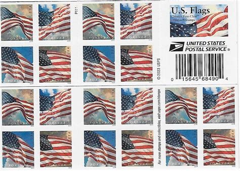 Us Old Glory Flag Forever Stamp Apu Booklet Scott Ebay