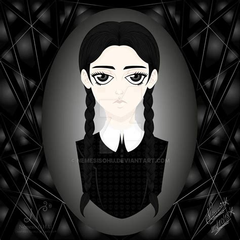 Wednesday Addams- Fanart by Nemesisohu on DeviantArt | Fan art ...